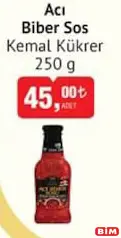 KEMAL KÜKRER ACI BİBER SOS 250 G KEMAL KÜKRER ACI BİBER SOS 250 G